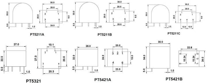  PCB Mounted Voltage Transformer 5